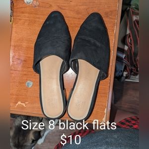 Black Flats Small Wedge